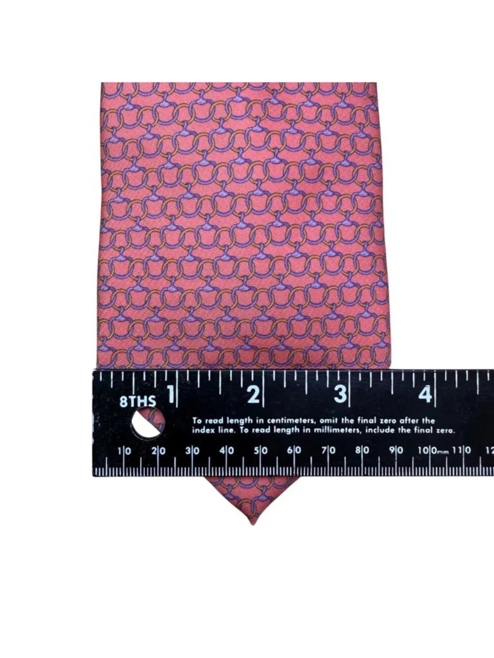 Barneys New York Mens Pink Silk Patterned Tie Handmade In Italy Stylish Design